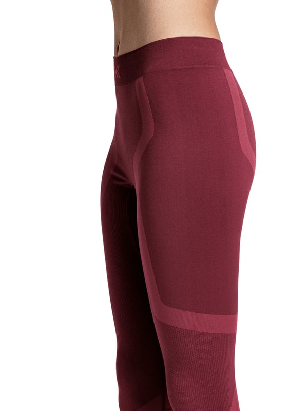 Miniatyrbillede 2 af 10: X-BIONIC X-Ential Long Tights WMN Hunstik Rød Polyamid, Elastin