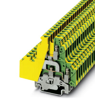 Phoenix Contact UKKB 5-PE termisk blok Grøn, Gul