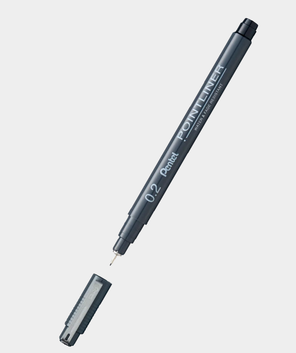 Pentel S20P-03A kulspetspennor Svart Kulspetspenna, pinnformad Fin 1 styck Pentel S20P-03A kulspetspennor Svart Kulspetspenna, pinnformad Fin 1 styck