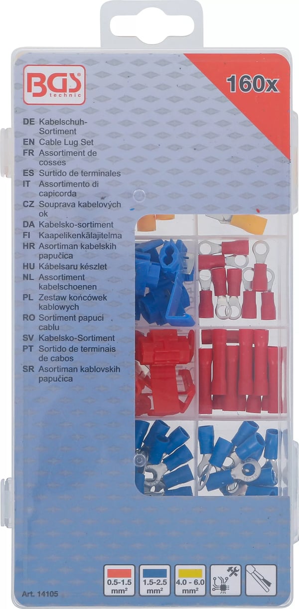 Miniatyrbillede 3 af 4: BGS technic Cable Lug Set