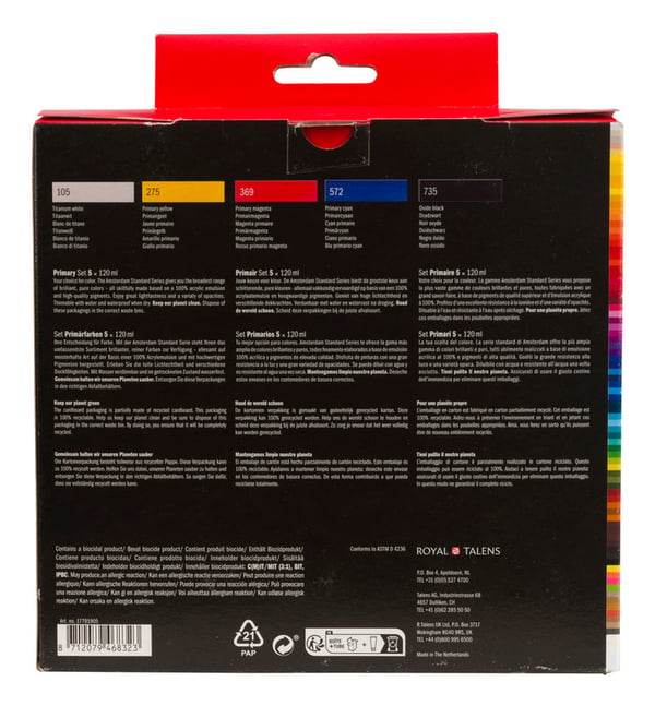 Pikkukuva 2 / 4: Talens Amsterdam Akryylimaali 120 ml 1 kpl