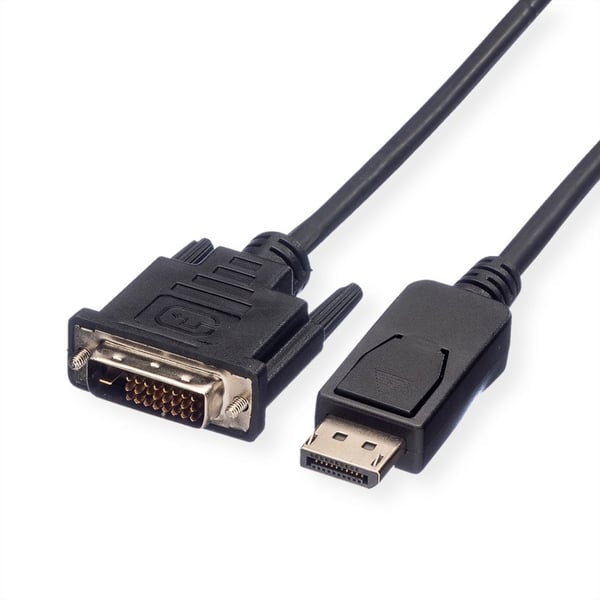 VALUE 11.99.5615 videokabel adapter 2 m DisplayPort DVI-D Sort