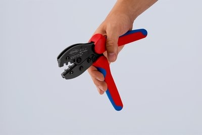 Miniatyrbillede 11 af 15: Knipex 97 52 42 SB kabelklipper Krympeværktøj Blå, Rød