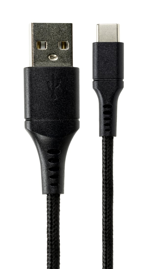 Miniatyrbillede 1 af 4: SPEEDLINK SL-170218-BK USB-kabel 2 m USB A USB C Sort