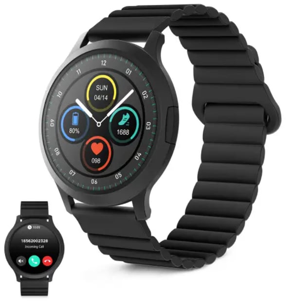 Ksix Core 3 3,35 cm (1.32") AMOLED Digital 360 x 360 pixlar Pekskärm Svart