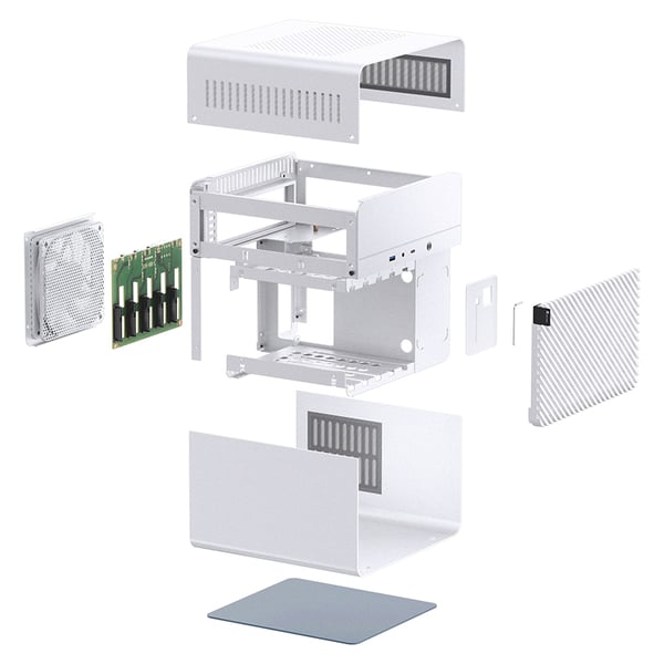 Miniatyrbild 28 av 31: Jonsbo N2 Kub Vit