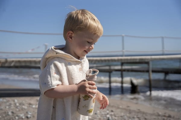 Filibabba Dino Beach Dagligt forbrug 350 ml Rustfrit stål Flerfarvet
