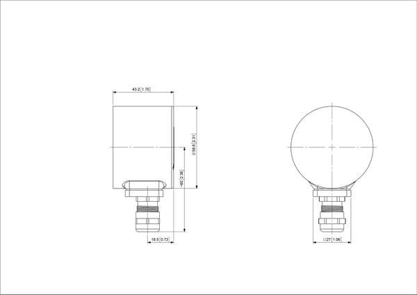 Posital OCD-S401B-1416-S10S-2RW koder 1 cm