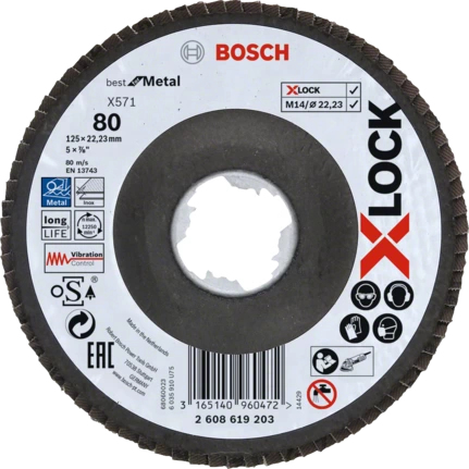Pikkukuva 1 / 2: Bosch X-LOCK X571 BEST FOR METAL Hiomakiekko