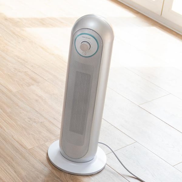 Miniatyrbillede 5 af 5: Cecotec 05825 varmeapparat Indendørs Grå, Hvid 2200 W Blæser med elektrisk områdevarmer