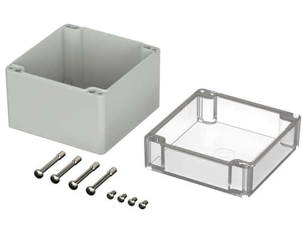 Miniatyrbillede 2 af 2: Bopla M 228 G elektrisk skab Acrylonitrilbutadienstyren, Polykarbonat (PC), Gummi IP66