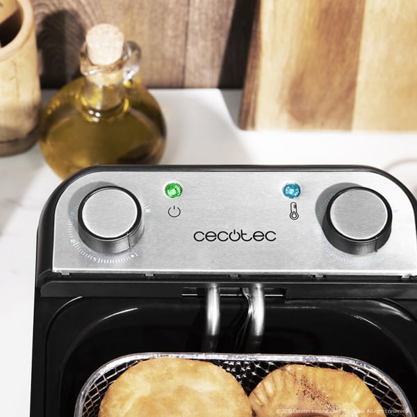 Cecotec CleanFry Infinity 3000 Enkelt 3 L Enkeltstående 2400 W Frituregryde Rustfrit stål