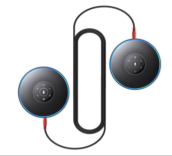 Miniatyrbillede 2 af 2: eMeet OfficeCore M220 konferencetelefon Universel USB/Bluetooth Sort