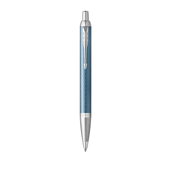 Parker IM Premium Blå Fastklämbar, indragbar kulspetspenna Medium 1 styck