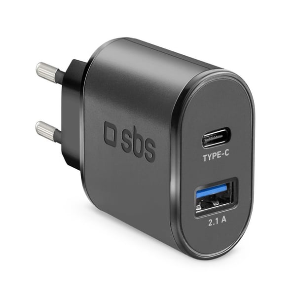 Pikkukuva 1 / 2: SBS TETRAVUSBTC2AFAST virta-adapteri ja vaihtosuuntaaja Sisätila 15 W Musta