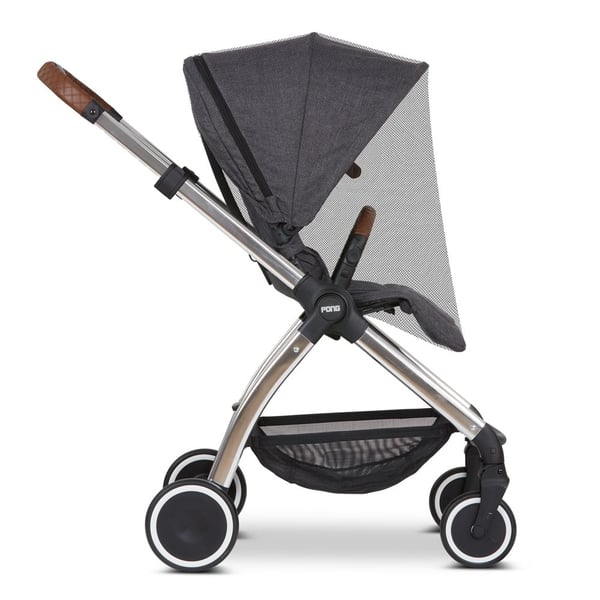 ABC Design 12001831000 fodmuffe til klapvogn Myggenet Sort