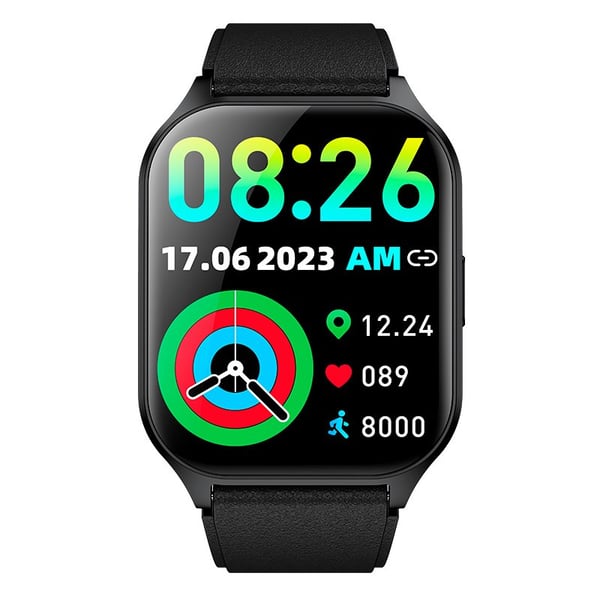 Miniatyrbillede 5 af 6: COOL Accesorios 8434847073507 Smartwatch og sportsur 5,23 cm (2.06") AMOLED Digital 410 x 502 pixel Berøringsskærm Sort