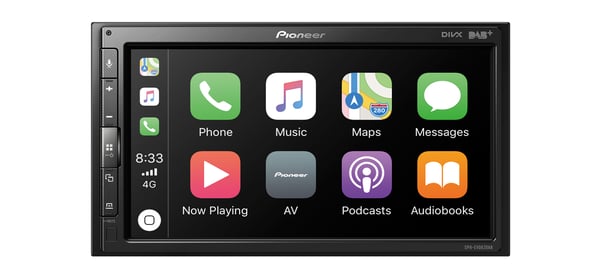 Pioneer SPH-EVO62DAB bil media receiver Sort Bluetooth