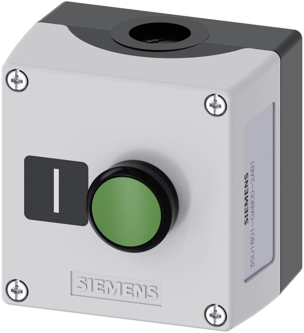 Siemens SIE 1801-0AB00 - Drucktaster 22 mm - 1-fach 1 Schliesser grün