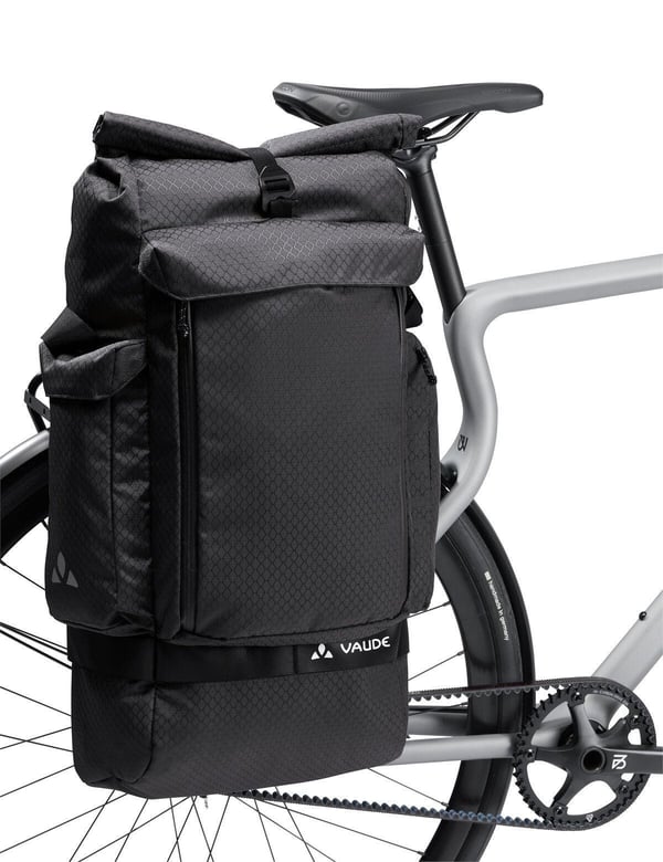 VAUDE 451210100000 cykeltaske & kurv Bagside 27 L Polyester, Polyurethan Sort