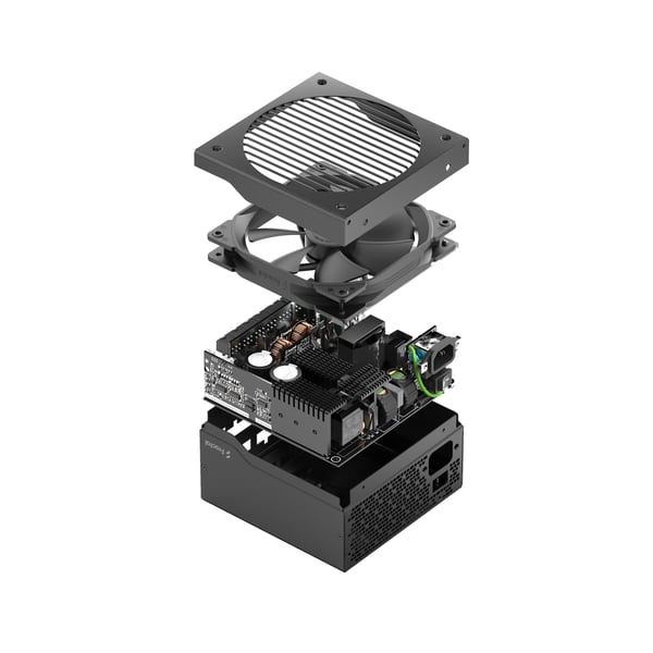 Miniatyrbild 6 av 16: Fractal Design Ion+ 750W Gold strömförsörjningsenheter 24-pin ATX ATX Svart