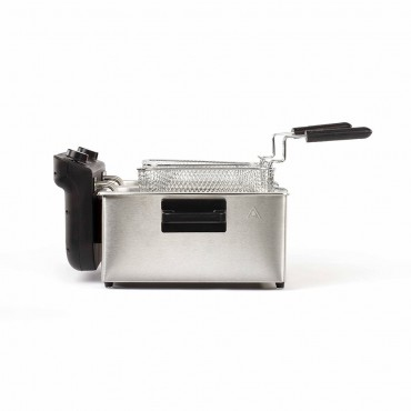 Pikkukuva 1 / 6: Livoo DOC217 rasvakeitin Kaksois 6 L Erillinen 3300 W Hopea
