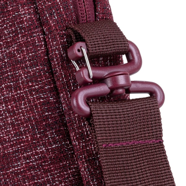 Miniatyrbillede 2 af 20: Rivacase 7921 35,6 cm (14") Brevtaske Bourgogne, Hvid