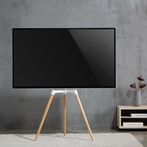 Nedis TVSM7060WT TV-kiinnike 165,1 cm (65") Ruskea, Valkoinen