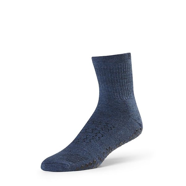 Miniatyrbillede 1 af 2: Base 33 CREW GRIP SOCKS Hanstik Atletiksokker Marineblå 2 Par