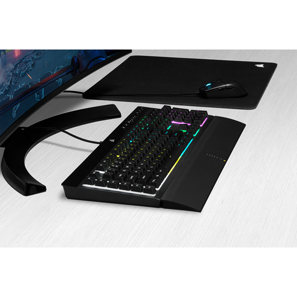 Miniatyrbild 12 av 14: Corsair K55 RGB PRO tangentbord Spela USB QWERTY Spansk Svart