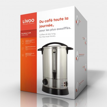 Pikkukuva 2 / 4: Livoo DOM397 kahvinkeitin Puoliautomaattinen Sähköpressopannu 6,8 L