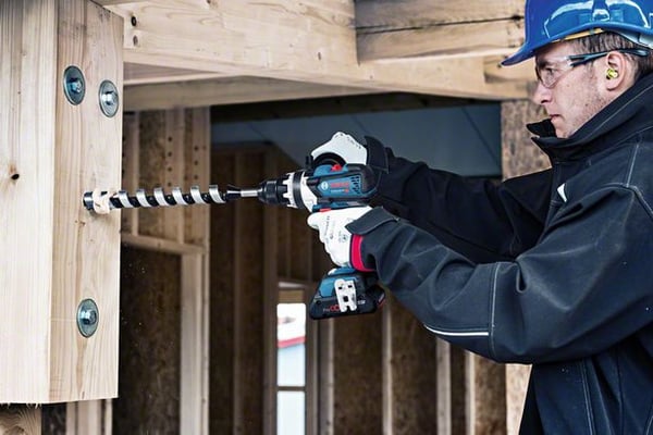 Bosch GSR 18V-110 C 2100 RPM utan nyckel 1,8 kg Svart, Blå