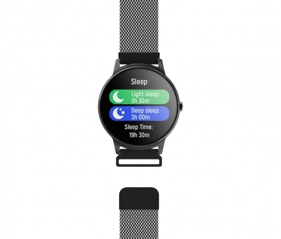 Forever ForeVive 2 SB-330 3,3 cm (1.3") IPS 42 mm Digital 240 x 240 pixel Berøringsskærm Sort