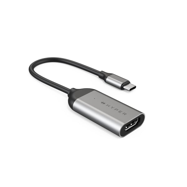 Miniatyrbillede 1 af 5: HYPER HD-H8K USB Type-C HDMI Rustfrit stål