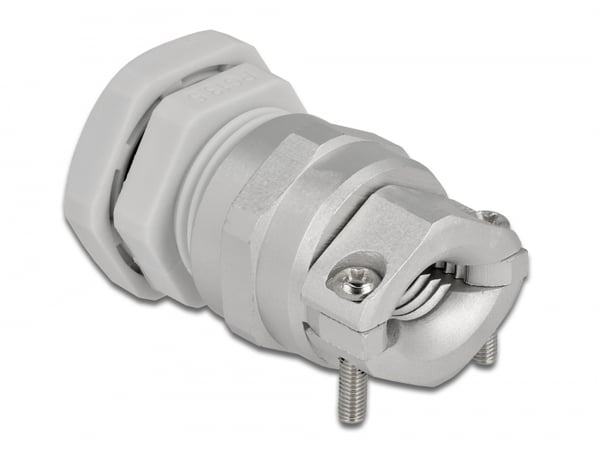 Miniatyrbillede 1 af 4: DeLOCK 60356 kabelforskruning Grå Metal, Plast 1 stk