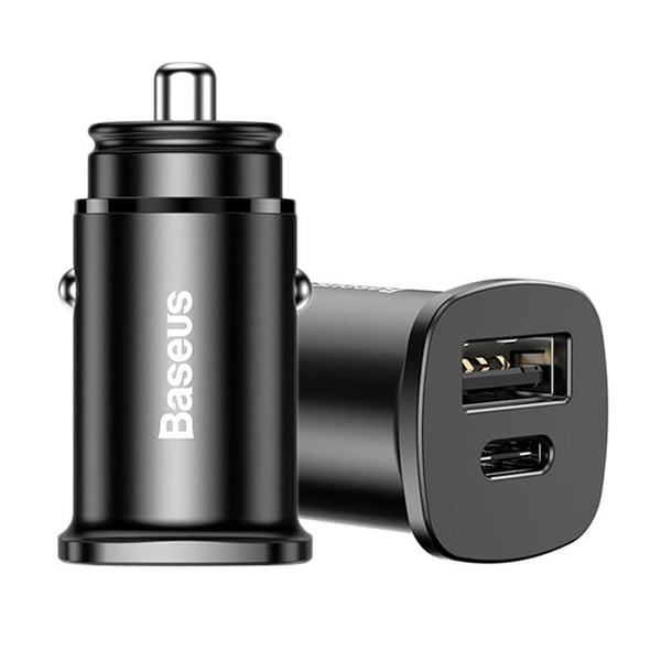 Baseus 6953156281837 oplader til mobil enhed Universel Sort Cigartænder Indendørs
