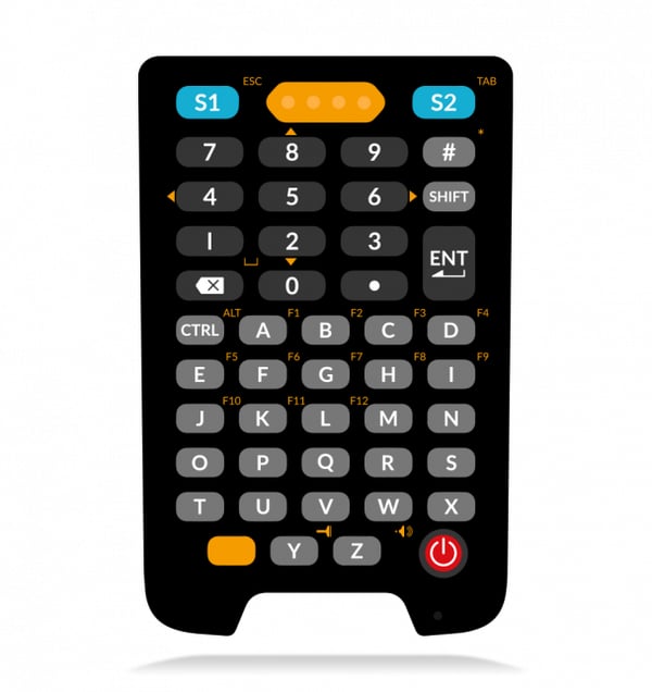 Miniatyrbild 2 av 2: Newland N7 Cachalot Pro II RFID-handdatorer 10,2 cm (4") 480 x 800 pixlar Pekskärm 360 g Svart