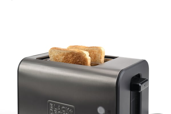 Miniatyrbillede 6 af 13: Black & Decker BXTO900E brødrister 7 2 skive(r) 900 W Sort, Rustfrit stål