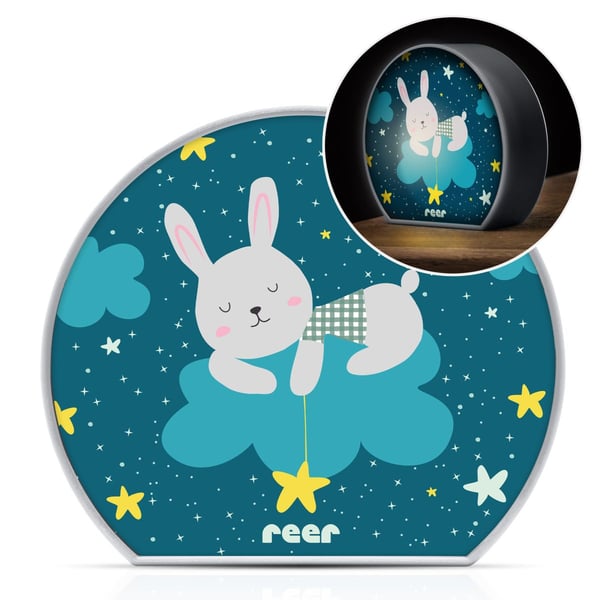 reer MyBabyLight natlys til baby Fritstående Blå LED