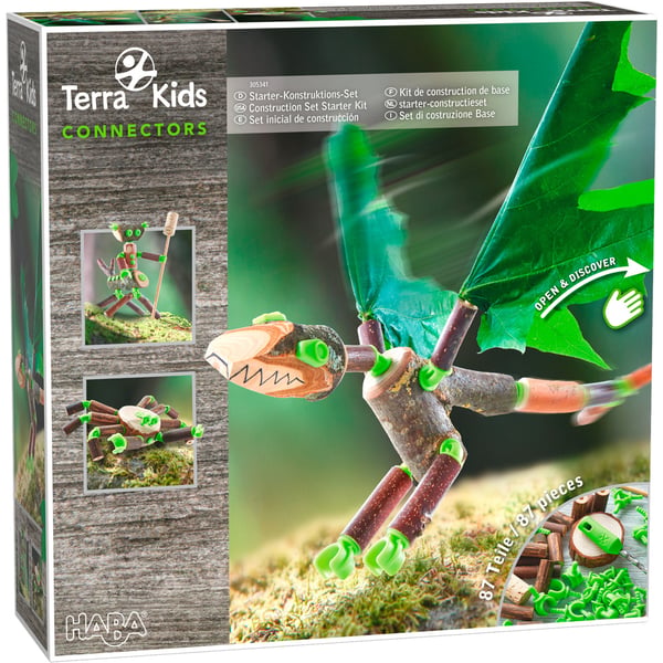 Miniatyrbillede 1 af 8: HABA Terra Kids Connectors – Construction Set Starter Kit