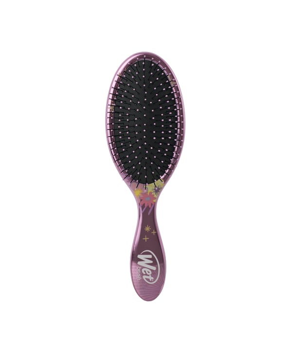 Miniatyrbillede 9 af 11: Wet Brush Original Detangler Disney Princess Tiana Børn Paddle hårbørste Flerfarvet, Lilla 1 stk