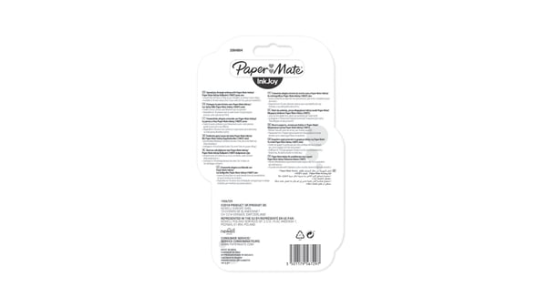 Paper Mate InkJoy 100 ST - Kuglepen - Sort - 1 mm - Medium (Pakke med 5)