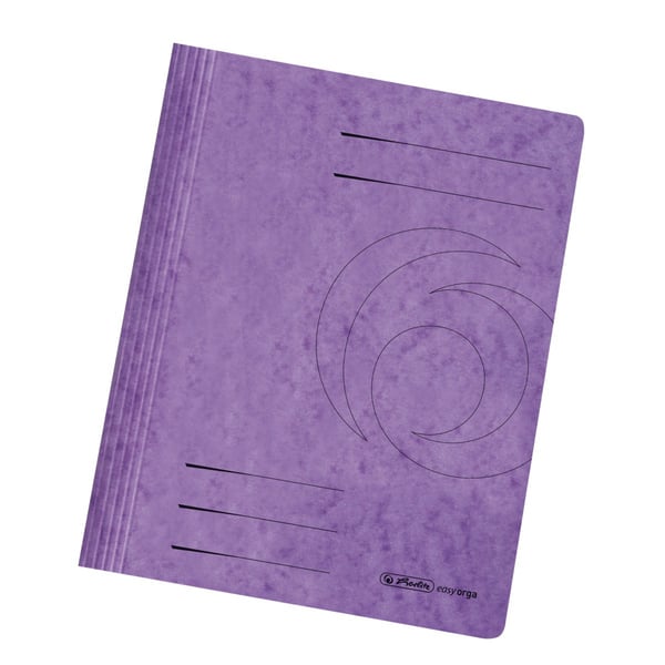 Herlitz 10902948 mappar Kartong Violett A4