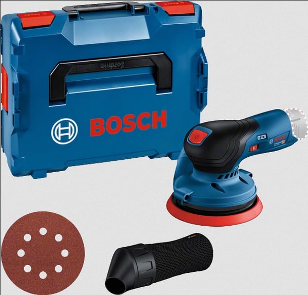 Bosch GEX 12V-125 Professional Skivesliber 10000 rpm 20000 OPM Sort, Blå, Rød