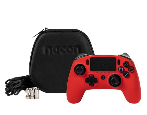 Miniatyrbillede 2 af 21: NACON Revolution Pro Controller 3 Rød USB 3.2 Gen 1 (3.1 Gen 1) Gamepad PC, PlayStation 4
