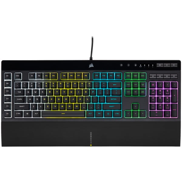 Pikkukuva 1 / 5: Corsair K55 RGB PRO näppäimistö Pelaaminen USB QWERTY Englanti (UK) Musta