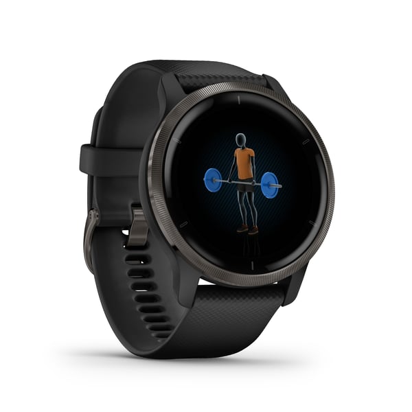 Garmin Venu 2 3,3 cm (1.3") AMOLED 45.4 mm Digital 416 x 416 pixel Berøringsskærm Wi-Fi GPS (satellit)
