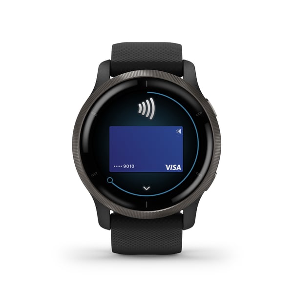 Miniatyrbillede 54 af 61: Garmin Venu 2 3,3 cm (1.3") AMOLED 45.4 mm Digital 416 x 416 pixel Berøringsskærm Wi-Fi GPS (satellit)