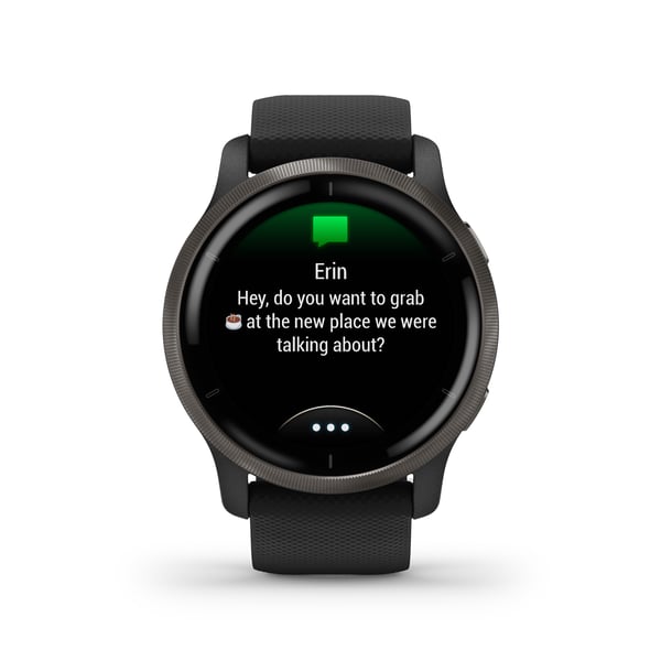Miniatyrbillede 11 af 61: Garmin Venu 2 3,3 cm (1.3") AMOLED 45.4 mm Digital 416 x 416 pixel Berøringsskærm Wi-Fi GPS (satellit)