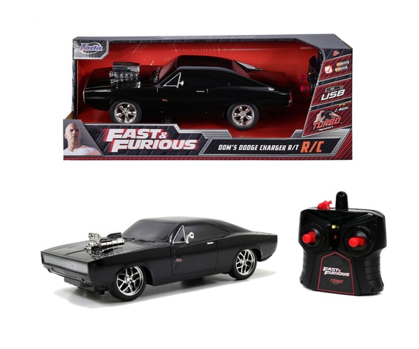 Miniatyrbillede 7 af 7: Jada Toys Jada RC F&F 1970 Dodge Charger 1:16 Radio-kontrolleret (RC) model On-road racerbil Elektrisk motor